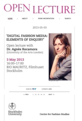 Poster of the open lecture.